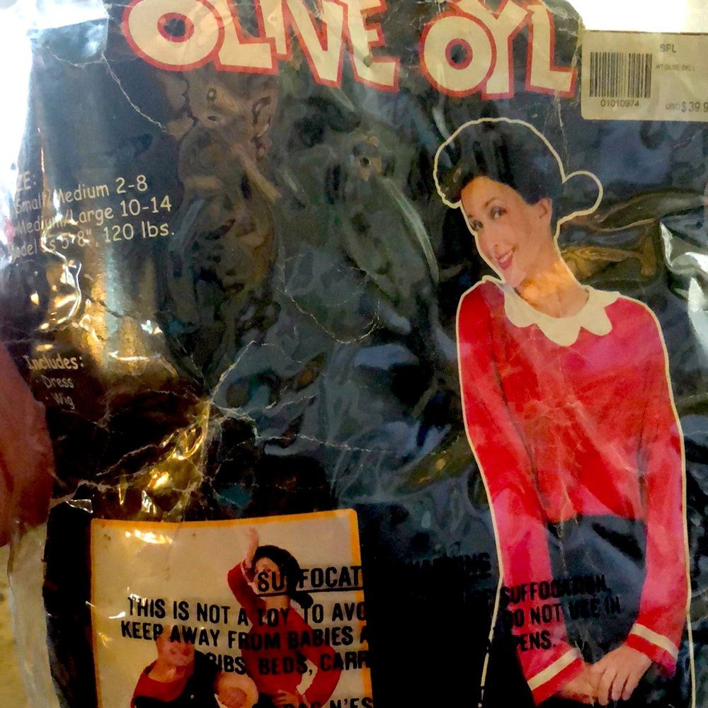 Olive Oil Halloween Costume M/L